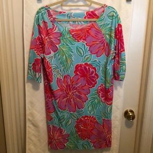 Printed lily dress